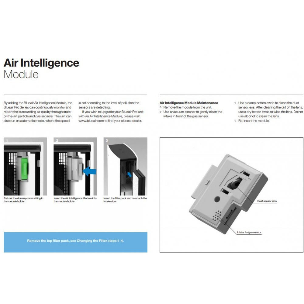 Optional Air Intelligence Module for Pro M and Pro L models