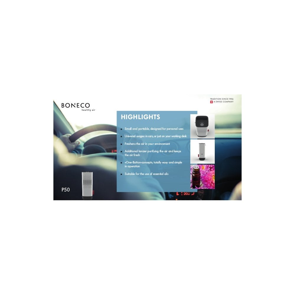 Boneco P50 Desktop & Car Air Purifier