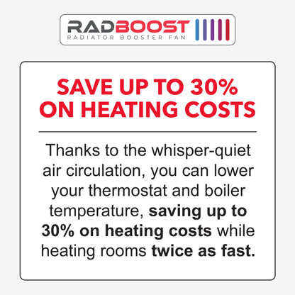 RadBoost Radiator Booster Fan - Double Pack